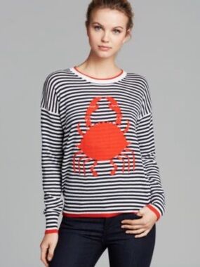 🦀 **525 America “Jane Crab” Sweater – Nautical New England Chic** 🦀